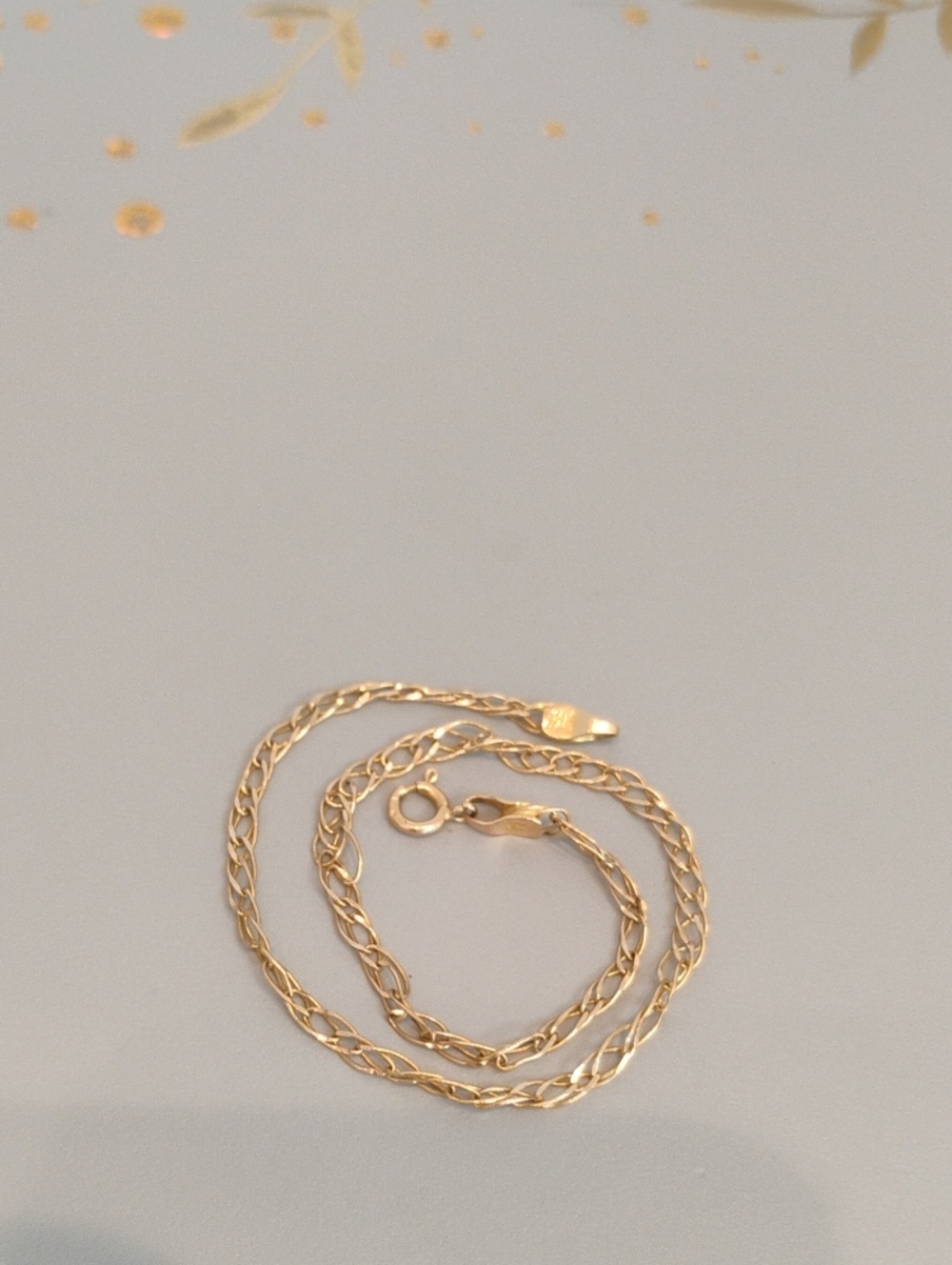14 K Gold Double Link Bracelet/Anklet